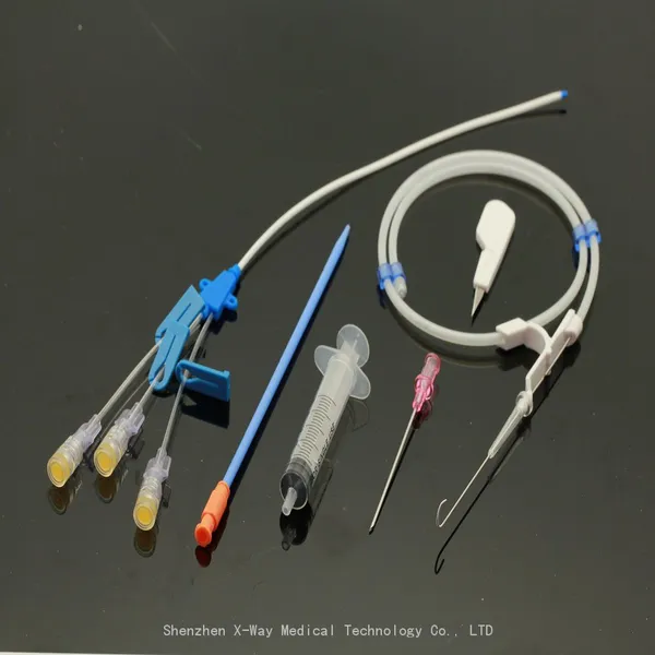 Peritoneal Hematodialysis System Dialysis Tube Catheter, HD IHD Hemodialysis Catheterization Set Equipment 11.5F 12F Single Double Triple Lumen photo-5