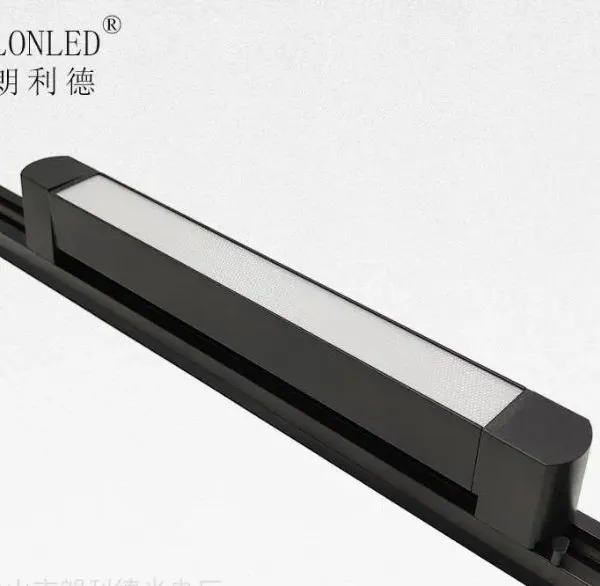 High Quality  LED Linear Track Light for Store Modern Design Aluminum Body 2 Wires Track Lighting System