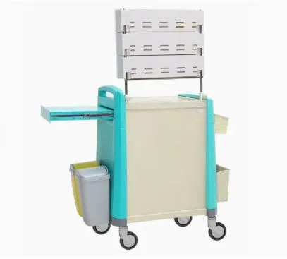 ABS Hospital Medical Emergency Medicine Nursing Treatment Trolley Equipment With Drawers photo-4