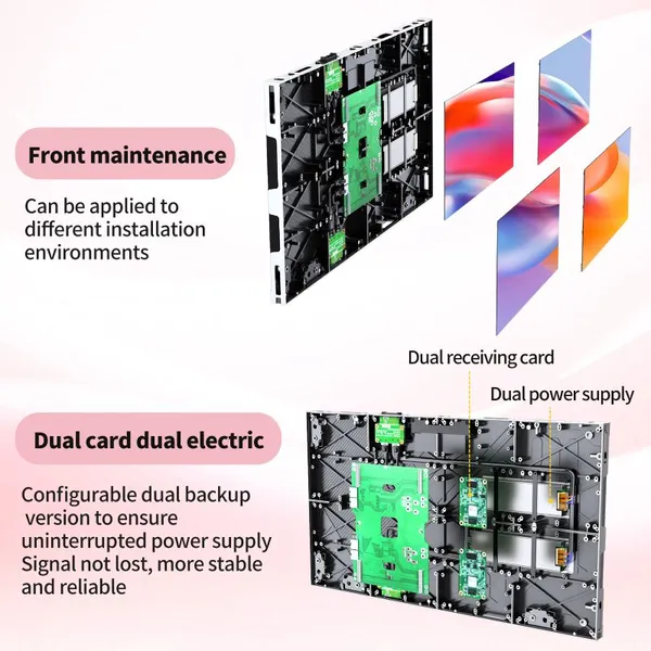 4K SMD HD Indoor LED Display Wall Panel Ultra-Thin P1.5HDR10+ DCI-P3 97% AI-Driven CMS Video Screen photo-3