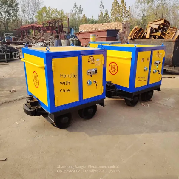 Explosive Transportation Mine Car, Underground Movable Blasting Supplies Vehicle, Qilu Bangtai Blasting Equipment Transport Vehicle photo-4