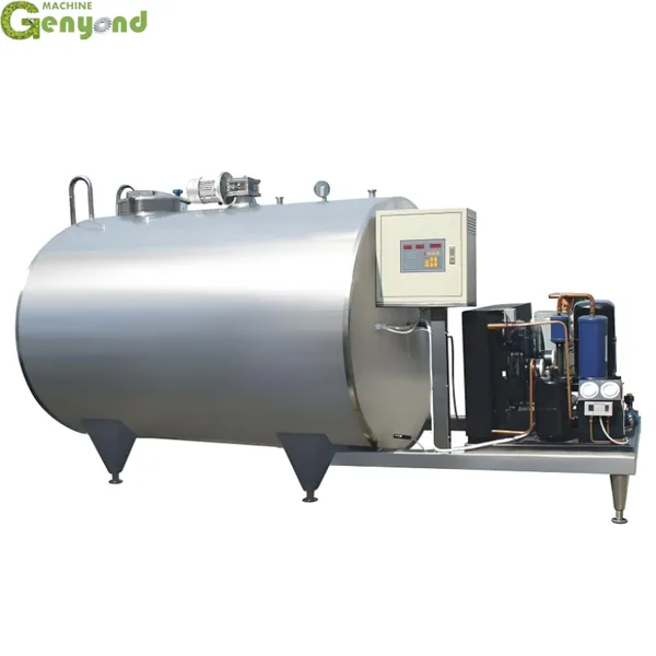Horizontal Fresh Milk Refrigerator Cold Tank Direct Cooling Storage Tank photo-4