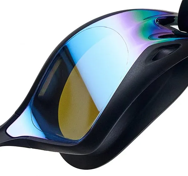 Hybrid Swim Goggle Adults Anti-Fog Uv Protected Waterproof Mirror Coating High Definition Lens photo-3