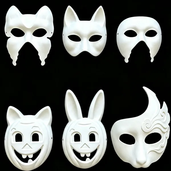 Fiber Face Mask Manufacturer Custom OEM/ODM Pulp Molding Mask White or Beige photo-4