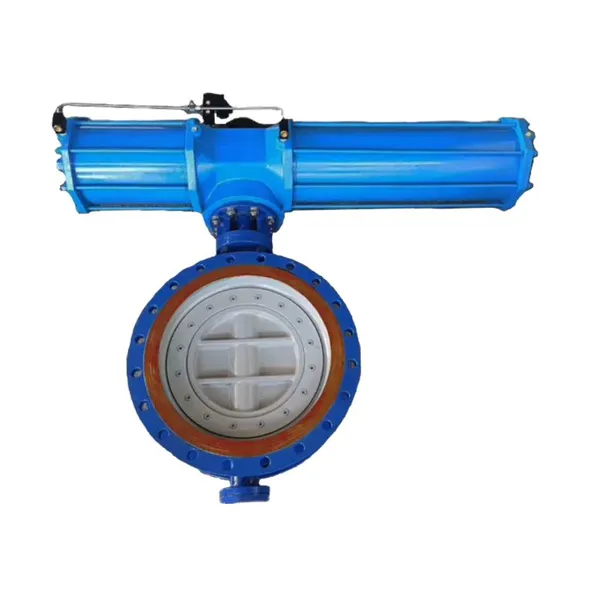 Factory direct sales of high-quality pneumatic triple eccentric butterfly valve