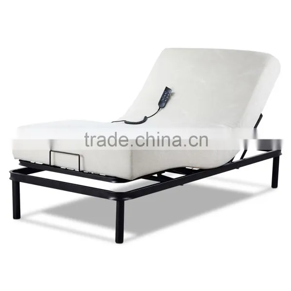 Adjustable Height Metal Bed Frame