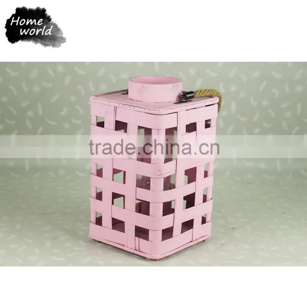 Hot-sell Pink 2015 Rustic Design&Yes Handmade Candle Holder photo-2