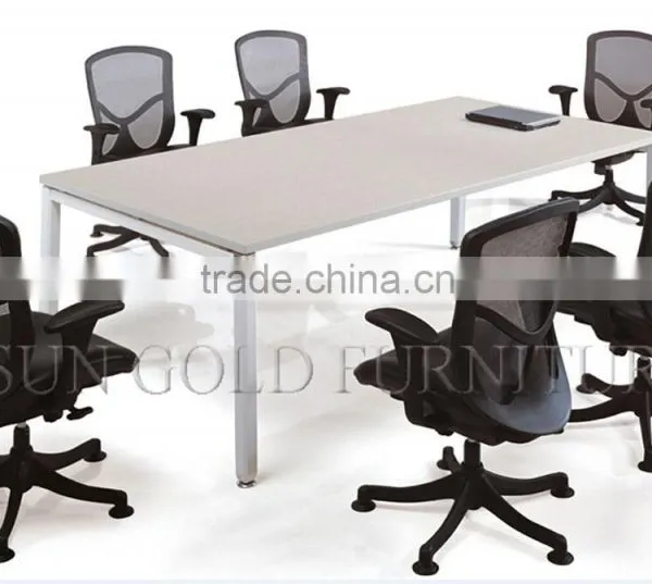 Large Wooden Melamine Conference Table for Office, Banquet (SZ-MT064) photo-6