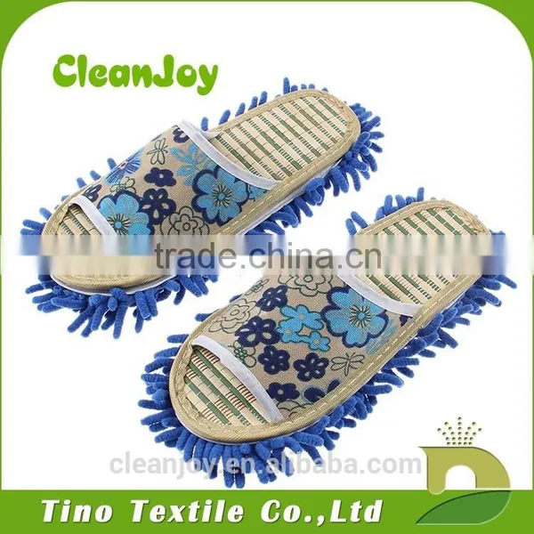 Popular&duarble Polyester Chenille Slippers for Household Cleaning photo-2