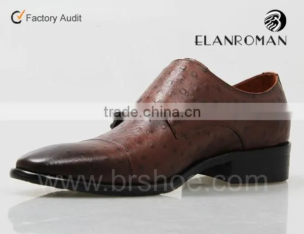Italian Style Double Monk-strap Soft Genuine Leather Dress Shoes Quality Choice photo-2