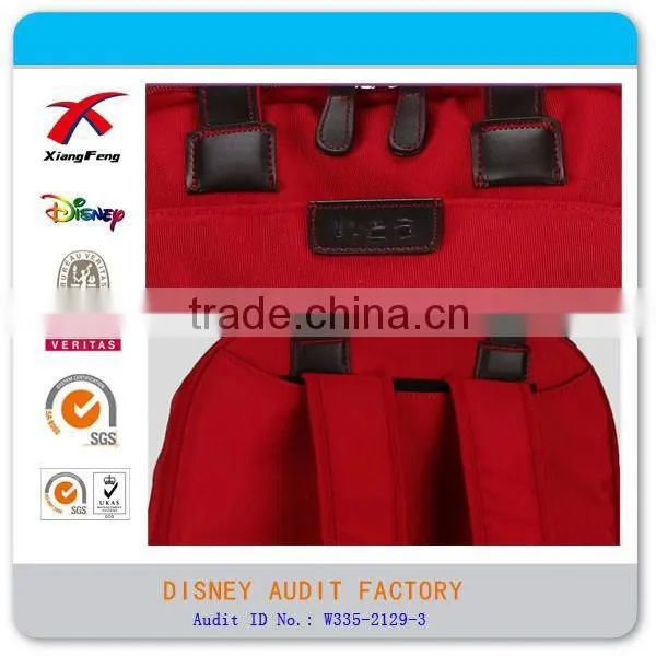 XF B-037 School Backpack Trolley Red Backpack photo-3