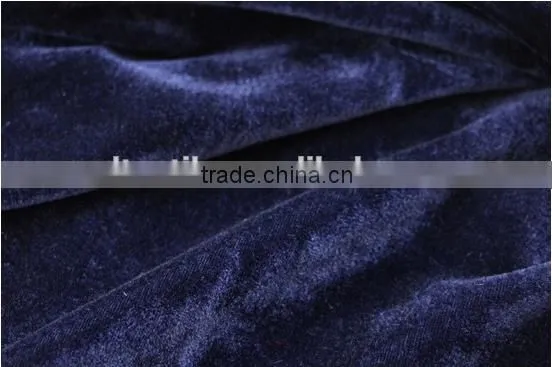 Factory Wholesale Pleuche Plain Dyed Blackout Curtain Fabrics photo-6