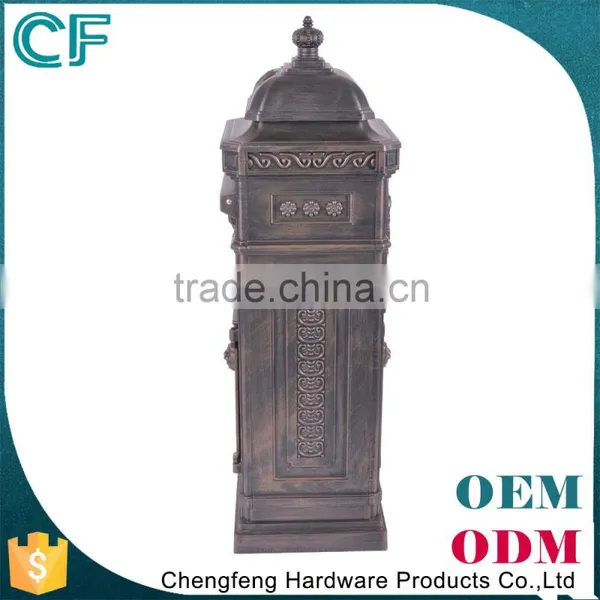 Aluminum Mailbox With Lion Statue Letterbox photo-4