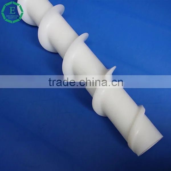 FDA Standard CNC Machined for Plastic Uhmwpe Transporting Screw photo-6