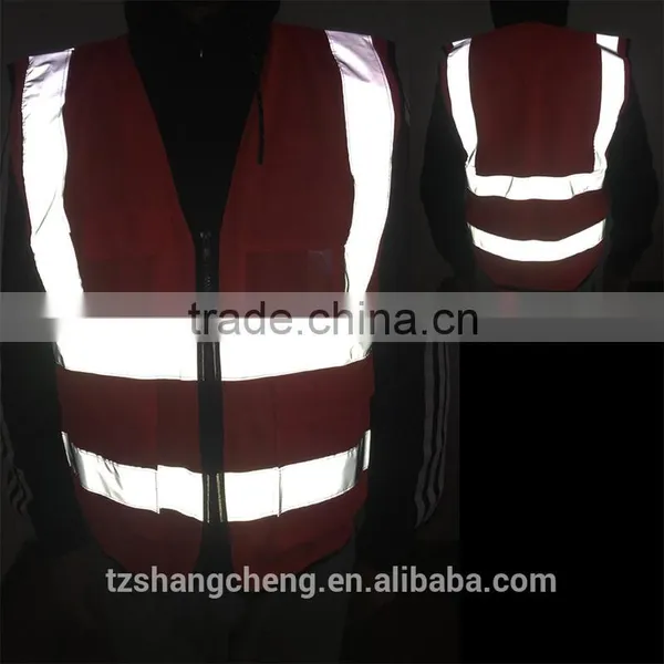Antifreeze Reflective Vests Polyester Cloth Bags Reflective Vests photo-3
