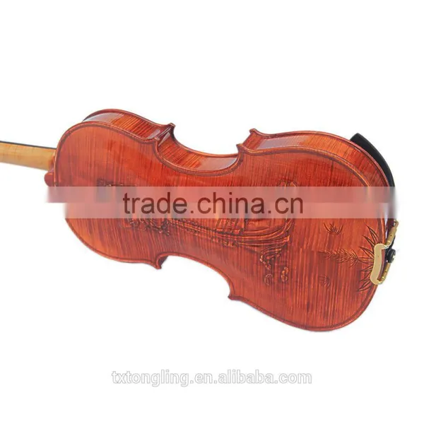 Pattern Violin High-grade Violin Carving Violin Tongling Brand TL006 photo-3
