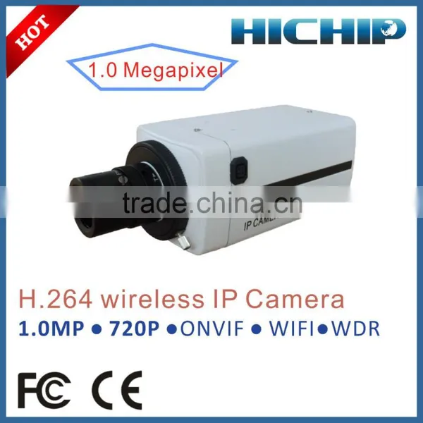 Hichip Megapixel IP Camera P2P Wifi Wireless With 720P Resolution, Box Style CCTV Camera