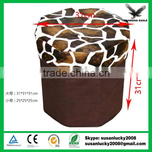 High Quality Non-Woven Foldable Storage Ottoman With Imprint Logo (diectly From Factory)