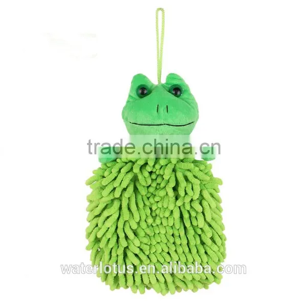 2015 Good Sale Chenille Cartoon Animal Hand Towel photo-3