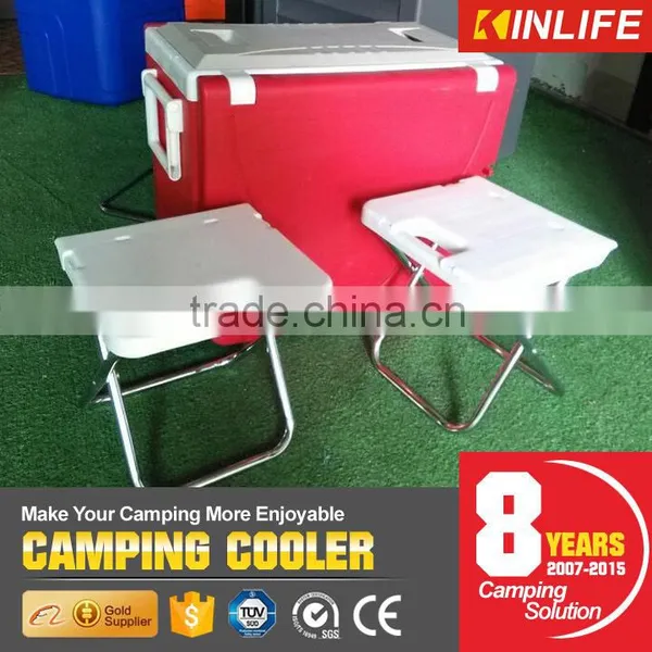 Camping Cooler Box With Fold-able Table and Chair photo-2