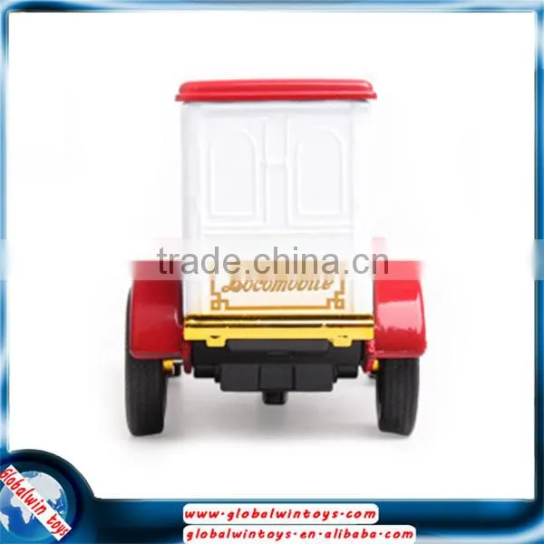 1:32 Vintage Car Model With Opening Doors&headlights, Pull-back Alloy Die Cast Car With Music photo-5