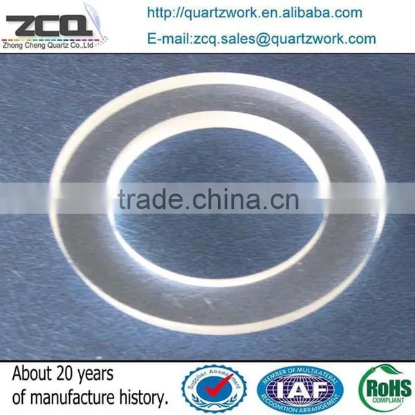 Clear Or Opaque Diverse Of Quartz Glass Ring Fused Silica Hoop photo-6