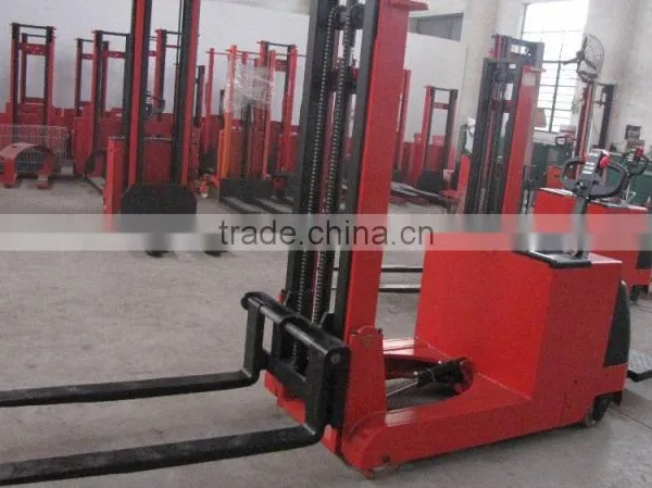 1 Ton 2.5m Adjustable Electric Pallet Counter Balanced Fork Lift photo-3