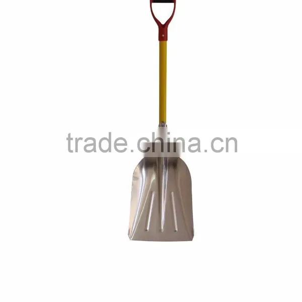 11" Fibreglass Handle Aluminum Snow Shovel