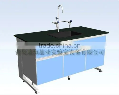 Steel Lab Furniture Steel Corner Table With Table Top photo-2