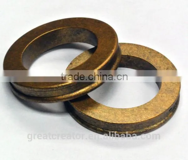 Great Creator Decorative Resin Curtain Rings W/Eyelets and Clips for Different Sizes of Wooden Curtain Rods / Poles photo-4