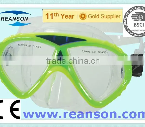 Full Face China Tempered Glass Diving Goggles Mask photo-5