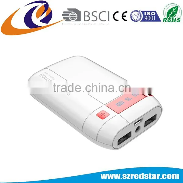 Gift Model Real Capacity Exide Battery Portable Power Bank 6600mah With LED Light photo-6