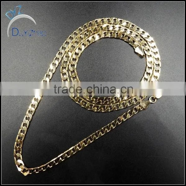 Hot Sale Men's Hip Hop Fashion Fake Gold Chain Necklace Quality Choice photo-2