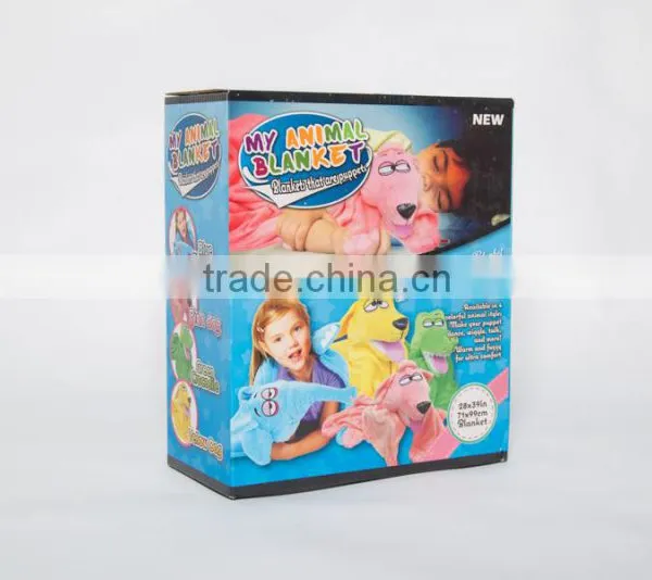 Fashion Polyester Plush Animal Shaped Blanket photo-3