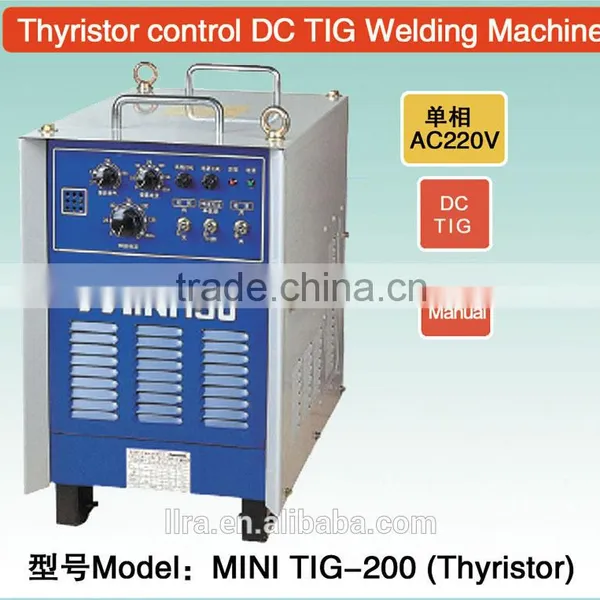 Thyristor Mini TIG Welding Machine Single Phase AC220V Same as Panasonic Welder