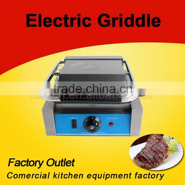 Food & Beverage Machinery Commercial Single Plate Panini Contact Grill Sandwich Grill