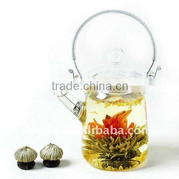 Clear Borosilicate Glass Tea Pot by Hand Make