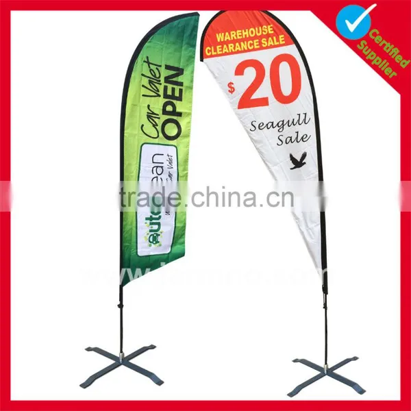 Popular Screen Printing Outdoor Flying Beach Flag photo-2