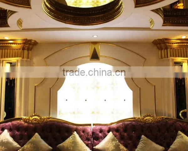 Polyurethane Carved Corner Cornice for Home & Interior Decoration photo-4