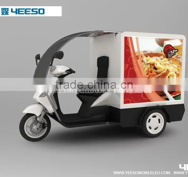 YEESO Electric Vehicle Tricycle ,Ad Vans, Ad Bikes, Ad Trailers,AD Motorcycle,AD Tricycle,outdoor Light Box for Brand Promotion! photo-3