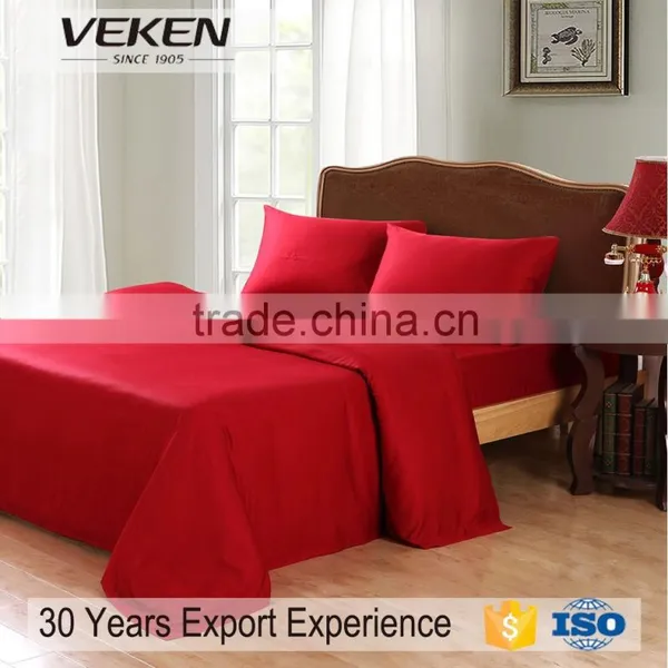 Popular in European and American Markets Natural Red Bedding Set, Home Bedding Linen, Best Bedding Sheets