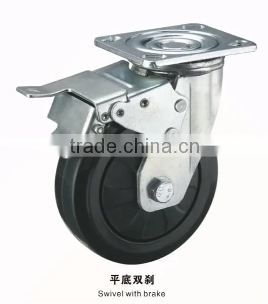 200mm Dia Hand Pallet Truck Rubber Wheel photo-5