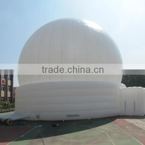 2016 Single Layer Giant White Inflatable 3D Projection Dome Tent From China photo-3