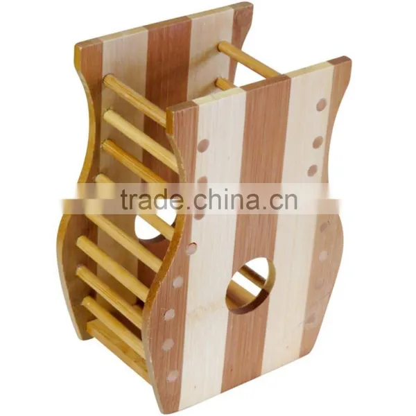 Cute Set Of 6 Bamboo Cooking Utensil With Holder Baking Bamboo Kitchen Tools photo-4