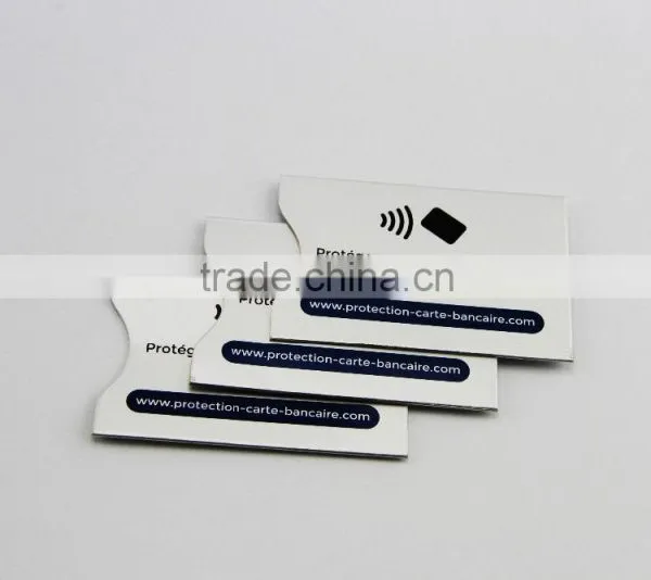 RFID Blocking Credit Card Secure Sleeve Protector Shields for ID / Payment Card photo-3