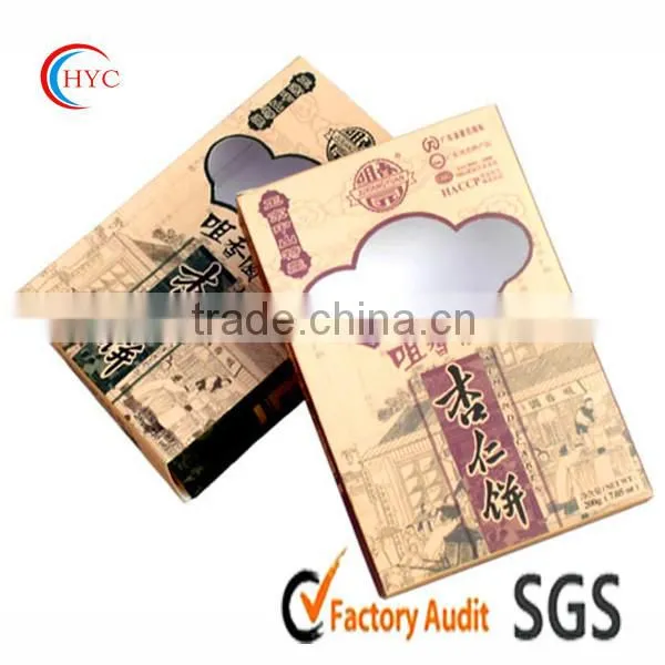 Recyclable Handmake Food Packaging Paper Box