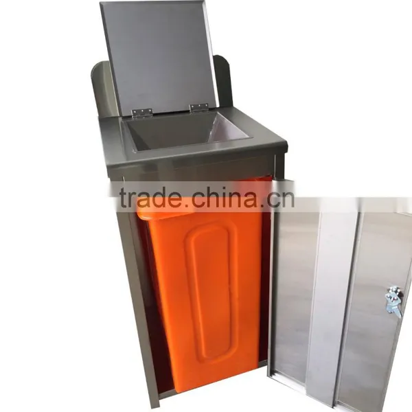 Hot Sell New Design Unique Novelty Metal Plastic Trash Can photo-3