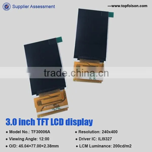 Digital Lcd Screen 3.0inch 240*400 Tft Lcd Display Tft Lcd 3.0inch Tft Screen photo-2