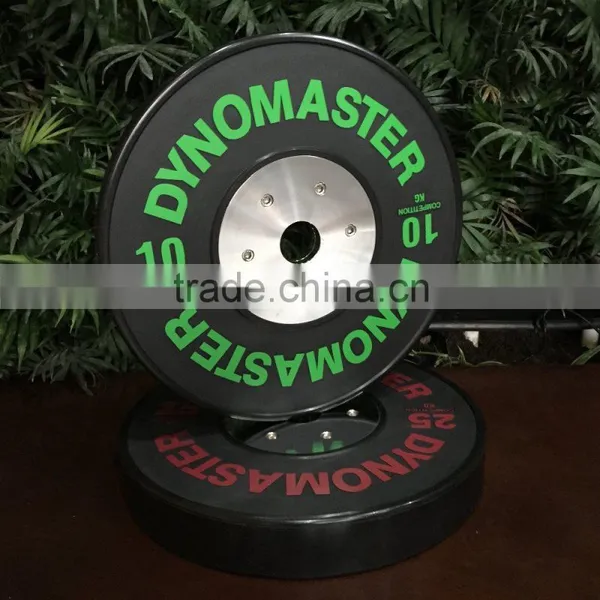 Dynomaster Black Color KG Bumper Plates Rubber Training Equipment Bumper Plates photo-2