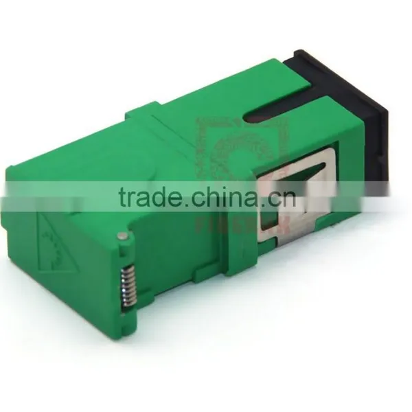 SC/UPC SX Optical Fiber Adapter With Side Shutter Without Flange